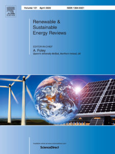 Renewable and Sustainable Energy Reviews cover